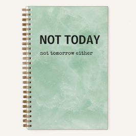 Snarky Journal | Nicht heute Notizbuch