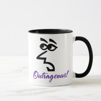 Snarky Lady Empörender Kaffeebecher Tasse
