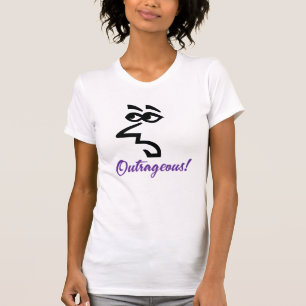Snarky Lady Outrageous-Shirt in heller Farbe T-Shirt