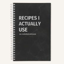 Snarky Rezeptbuch | Küchennotizbuch