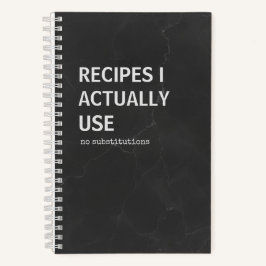 Snarky Rezeptbuch | Küchennotizbuch Notizbuch