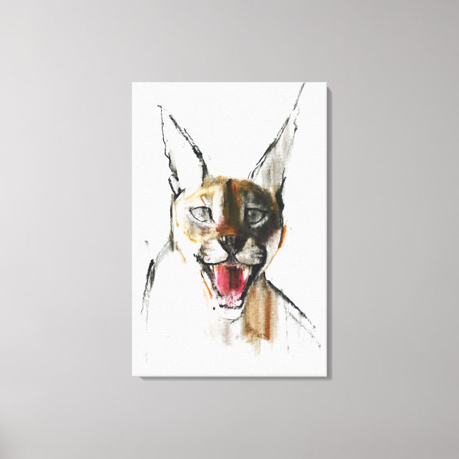 Snarl Leinwanddruck (Vorderseite)
