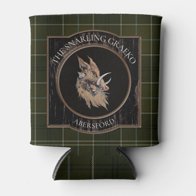 Snarling Graeko Beer Can Cooler Dosenkühler (Vorderseite)