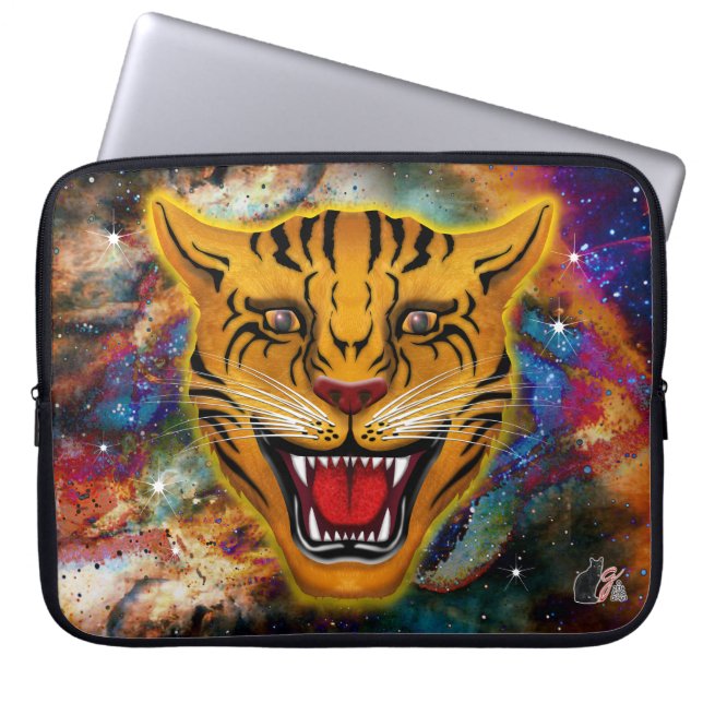 Snarling Tiger Nebula Laptopschutzhülle (Vorderseite)