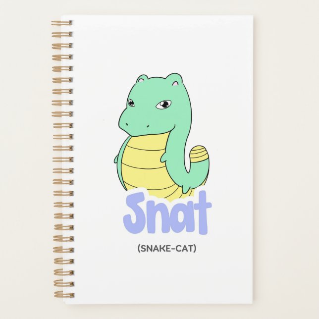Snat (Schlange + Katze) Planer/ Agenda Planer (Vorderseite)