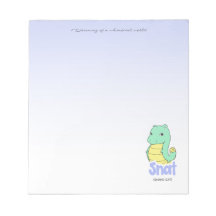 Snat (Snake + Cat) Purple Notepad