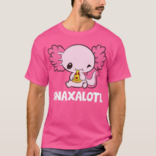 Snaxalotl Funny Axolotl Pizza Niedlich Axolotl T-Shirt