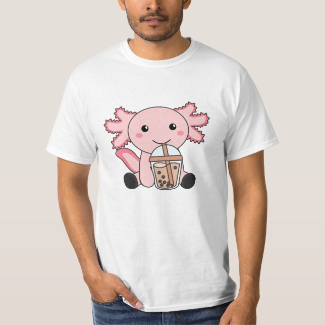 Snaxolotl Axolotl Bubble Tee Liebhaber von süßen T (Vorderseite)