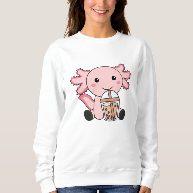 Snaxolotl Axolotl Bubble Tee Liebhaber von süßen T (Vorderseite)