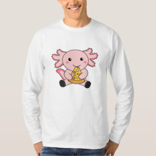 Snaxolotl Axolotl Lover Niedlicher Tiere Pizza T-Shirt