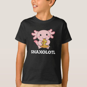 Snaxolotl Axolotl Lover Niedlicher Tiere Pizza T-Shirt