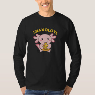 Snaxolotl Axolotl Lover Niedlicher Tiere Pizza T-Shirt