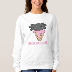 Snaxolotl Axolotl Lovers Sweet Animals Ice Creme Sweatshirt