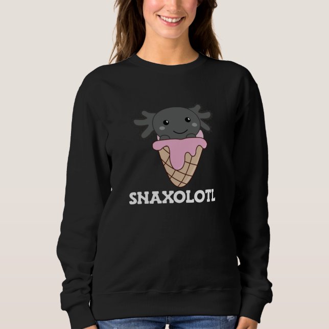 Snaxolotl Axolotl Lovers Sweet Animals Ice Creme Sweatshirt (Vorderseite)