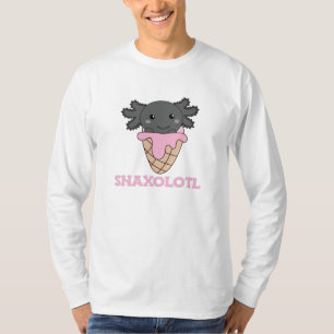 Snaxolotl Axolotl Lovers Sweet Animals Ice Creme T-Shirt