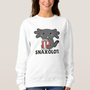 Snaxolotl Axolotl Lovers Sweet Animals Popcorn Sweatshirt