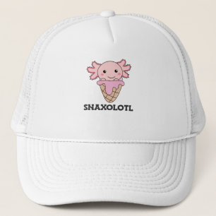 Snaxolotl Axolotl Strawberry Ice Lovers Sweet Truckerkappe