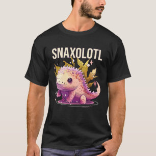 Snaxolotl Axolotl Unterwasser Tier Mexikanischer L T-Shirt