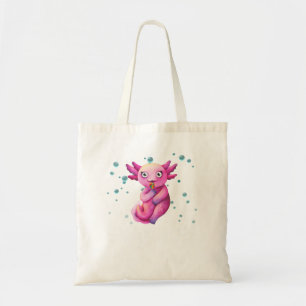 Snaxolotl Kawaii Axolotl Funny Food Lover Amphibia Tragetasche