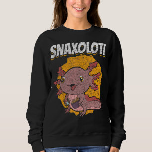Snaxolotl Mexican Salamander Snack Amphibien Axol Sweatshirt