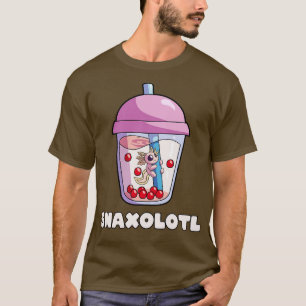 Snaxolotl Niedlich Axolotl Boba Tea Kawaii Axolotl T-Shirt