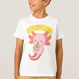 Snaxolotl Niedlich Axolotl Lover Funny Axolotl Kin T-Shirt