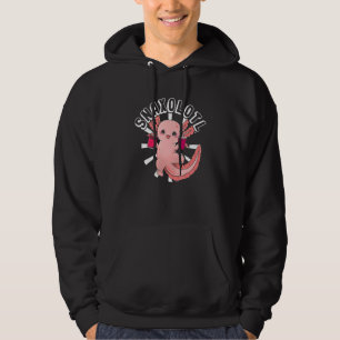 Snaxolotl Snack Amphibien Aquarium Eigentümer Axol Hoodie