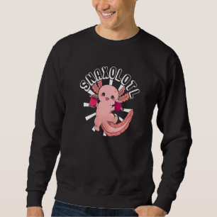 Snaxolotl Snack Amphibien Aquarium Eigentümer Axol Sweatshirt