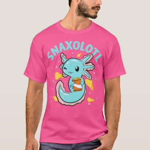 Snaxolotl Snack Chips Niedlich Blue Axolotl Salama T-Shirt