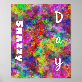Snazzy Day Psychedelic Poster