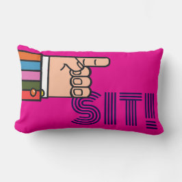 Snazzy Pointing Finger Lendenkissen