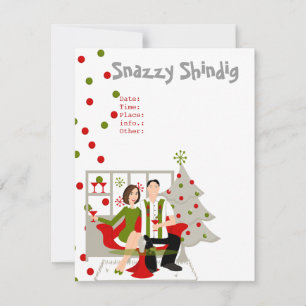 Snazzy Shindig Christmas Einladung