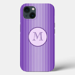 Snazzy Sophisticates Lila Glanz Streifen Custom Case-Mate iPhone Hülle