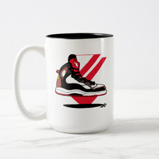 Sneaker Head-Tasse Zweifarbige Tasse