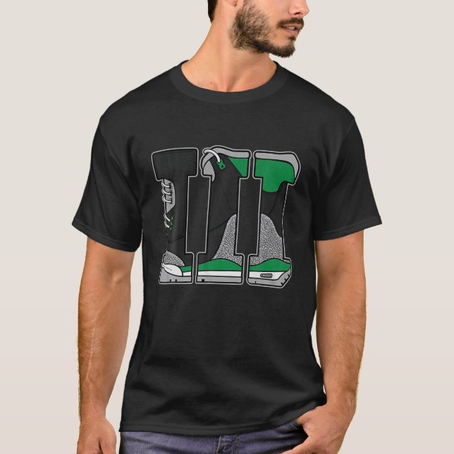 Sneaker Match Tee Number 3 Match 3 Pine Green (Vorderseite)