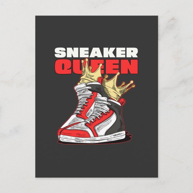 Sneaker Queen Sneaker Feiertagspostkarte (Vorderseite)