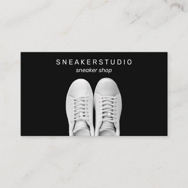 Sneaker Shoes Sport Visitenkarte (Vorderseite)