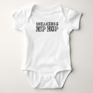 Sneakerhead Slogan-Druck Baby Strampler