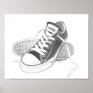 Sneakers Art Print Poster