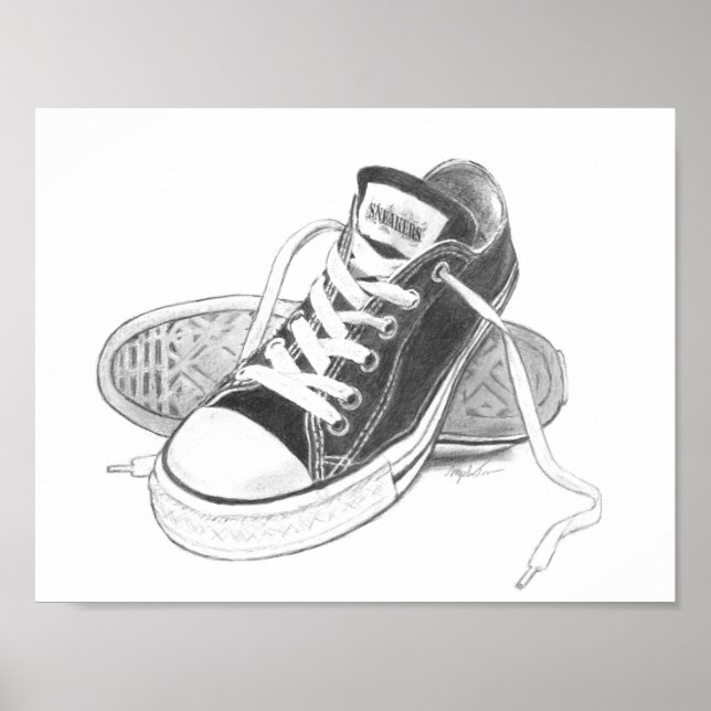 Sneakers Art Print Poster (Vorne)