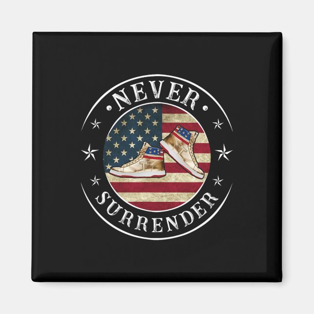 Sneakers-Flag Trump 2024 Magnet (Vorne)