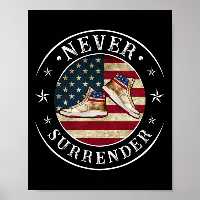 Sneakers-Flag Trump 2024 Poster (Vorne)
