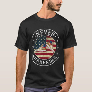 Sneakers-Flag Trump 2024 T-Shirt