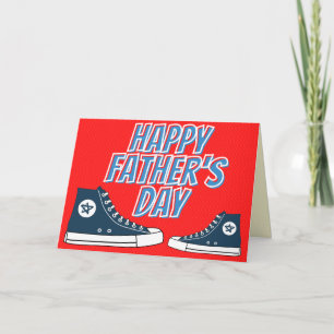 Sneakers Happy Father's Day Card Karte
