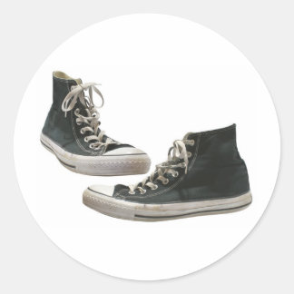 Sneakers Runder Aufkleber