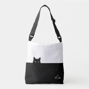 Sneaky Cat Crossbody Bag Tragetaschen Mit Langen Trägern