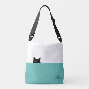 Sneaky Cat Crossbody Bag Tragetaschen Mit Langen Trägern