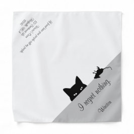 Sneaky Cat I Bedret Nothing Halstuch