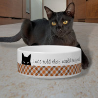 Sneaky Cat Madras Karo Kariert Orange Gray