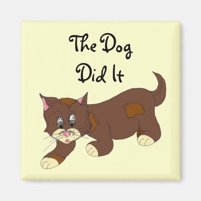 Sneaky Cat Magnet (Vorne)